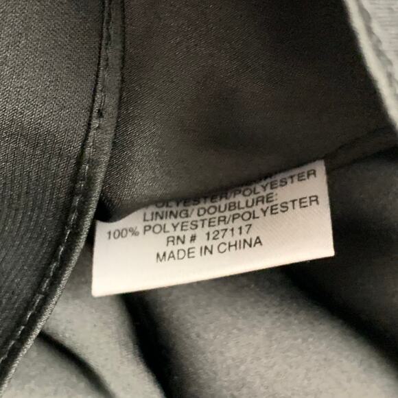 BADGLEY MISCHKA S Silver & Black Polyester Sequined Ostrich Feathers Dress - Picture 5 of 6